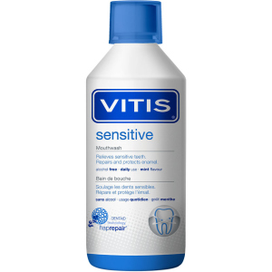 Ополаскиватель для полости рта Dentaid Vitis Sensitive 500 мл (36190) (8427426061958) ТОП в Днепре