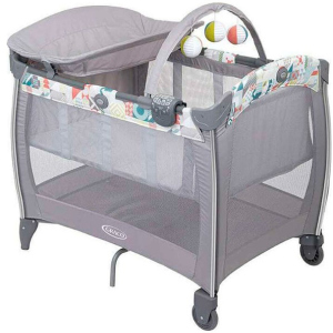 Манеж-кроватка Graco Contour Electra Patchwork (9D899PTWEU) ТОП в Днепре