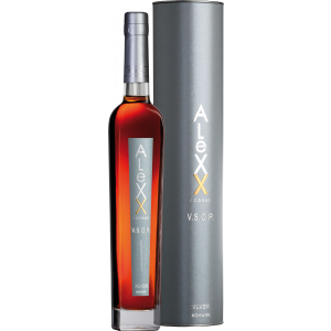 Бренді AleXX Silver VSOP 0.5 л 40% у тубусі (4820000621175) краща модель в Дніпрі