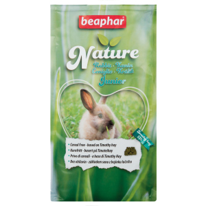 Беззерновий корм для кроленят Beaphar Nature Rabbit з тимофіївкою 1.25 кг (8711231101771) ТОП в Дніпрі