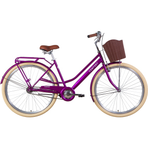 Велосипед Dorozhnik COMFORT FEMALE Velosteel 28" 19.5" 2021 Фіолетовий (OPS-D-28-196) краща модель в Дніпрі