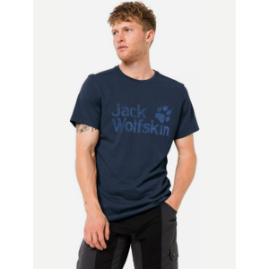 Футболка Jack Wolfskin Brand Logo T M 1807261-1010 S (4060477511481) краща модель в Дніпрі