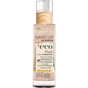 Тональний крем Bielenda Eco Fluid SPF10 03 відтінок сонячний беж 30 г (5902169045777)