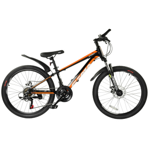 Велосипед Royal Baby Fema MTB 1.0 24" Official UA 2021 Чорний (RB24-10-BLK) ТОП в Дніпрі