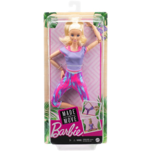 купить Кукла Barbie серии Двигайся как я - Блондинка (GXF04) (0887961954951)