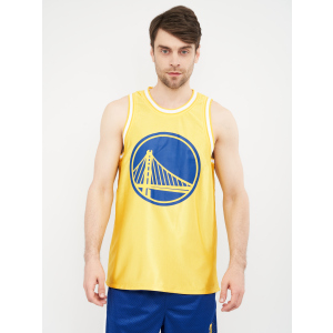 Майка Outer staff NBA EK2M1BBSQ-CURRY XL Жовта з синім (2120098602820) краща модель в Дніпрі