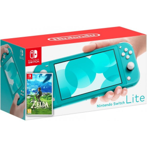 Nintendo Switch Lite Turquoise + Игра The Legend of Zelda: Breath of the Wild (русская версия) в Днепре