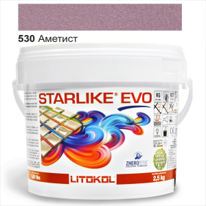 Эпоксидная затирка Litokol Starlike EVO 530 Аметист 2,5кг надежный