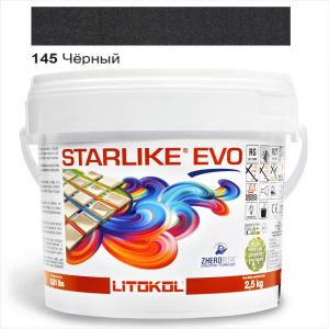 Эпоксидная затирка Litokol Starlike EVO 145 Чёрная 2,5кг