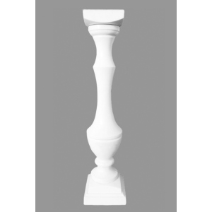 Балясина бетонна амфороподібна біла не потребує фарбування 17.5х69.5 см. краща модель в Дніпрі
