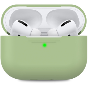 Силіконовий чохол AhaStyle для Apple AirPods Pro Green (AHA-0P300-GRN) ТОП в Дніпрі