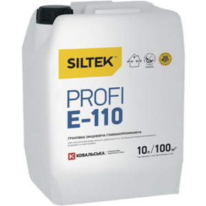 Грунтовка Siltek, що зміцнює Е-110 Profi 10 кг (Е9793) краща модель в Дніпрі