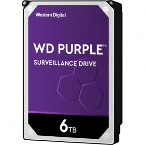 Жорсткий диск WD Purple 6 TB 5640 rpm , 128 Mb - (WD62PURZ) в Днепре