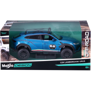 хорошая модель Автомодель Maisto (1:24) Lamborghini Urus синий металлик - тюнинг (32533 met. blue)