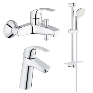 Набір змішувачів Grohe Eurosmart M-Size 123246M краща модель в Дніпрі