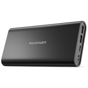 RavPower Power Bank 26800mAh USB-C/2xUSB (RP-PB067) чорний ТОП в Дніпрі