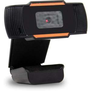 Веб-камера OKey WebCam HD 720P Black/Orange (WB100) краща модель в Дніпрі