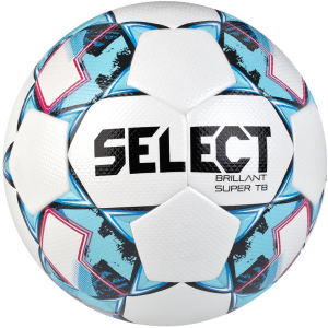 М'яч футбольний Select Brillant Super Fifa TB (051) №4 Біло-синій (5703543267521)