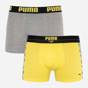 Набор трусов Puma Statement Boxer 2P 501006001-020 2 шт XL Желтый с серым (8718824805757)