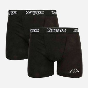 Труси-шорти Kappa Boxers 2-Pack 304JB30-950 S 2 шт Black/Black (8002390434757) ТОП в Дніпрі