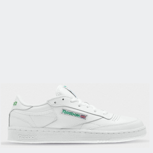 Кеды Reebok Club C 85 AR0456 40 (7.5) 25.5 см White/Green (4056561016499) лучшая модель в Днепре