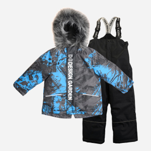 Зимовий комплект (куртка + напівкомбінезон) Garden Baby 102022-63/32 92 см Чорно-бірюзова абстракція/Чорний (4821020223219) рейтинг
