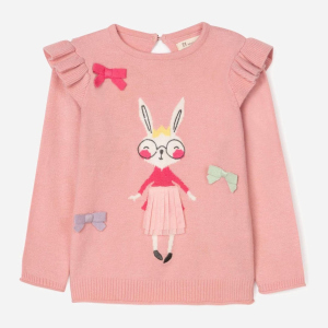 Джемпер Zippy Bunny Knit 3103297101 95 см Lightpink (5602156826456) краща модель в Дніпрі