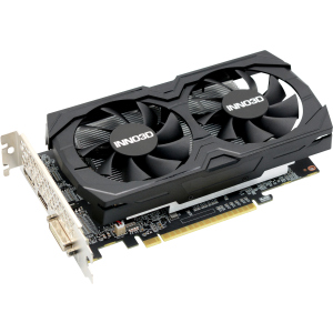 INNO3D PCI-Ex GeForce GTX 1050 TI Twin X2 D5 4G 4GB GDDR5 (128bit) (1392/7000) (DVI, HDMI, DisplayPort) (N105K-2DDV-M5CM) в Дніпрі