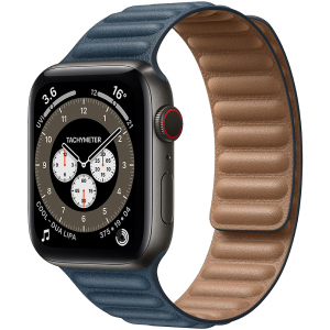 Ремінець Promate Maglet-40 для Apple Watch 38-40 мм 1/2/3/4/5/6/SE Baltic Blue (maglet-40.balticblue) ТОП в Дніпрі