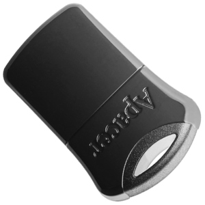 Apacer AH116 64GB USB 2.0 Black (AP64GAH116B-1) ТОП в Днепре