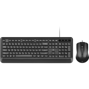 Комплект провідний 2Е MK404 USB Black (2E-MK404UB) краща модель в Дніпрі