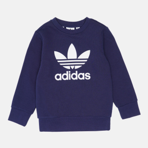 Спортивний костюм дитячий Adidas Crew Set H35564 98 см Ngtsky/White (4064054395778) ТОП в Дніпрі