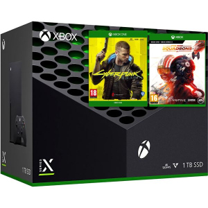 Microsoft Xbox Series X 1Tb + Cyberpunk 2077 (російська версія) + Star Wars: Squadrons (російська версія) ТОП в Дніпрі