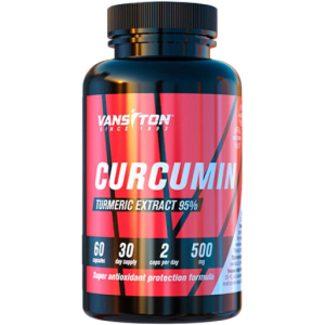 Натуральна добавка натуральна Vansiton Curcumin 60 капсул (4820106591907) надійний