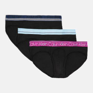 Труси-сліп Calvin Klein Underwear HIP BRIEF 3PK NB2415A-T6D M B-Plum/Foggy Blue/Lake Crest Blu (8719853968277) в Дніпрі