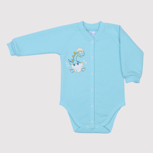 Боді утеплене Baby Veres 102.101-13-4910 Blue Tint 74 см М'ятне (2000994470153) ТОП в Дніпрі