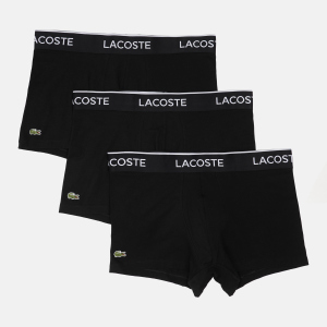 купити Труси-шорти Lacoste 5H3389-031 S (T2) 3 шт Black (3614034012617)