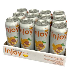 Упаковка слабоалкогольного напитка InJoy Манго Маракуйя 0.5 л х 12 шт 6.7% (4820236720956) краща модель в Дніпрі