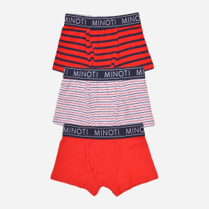 Трусики-шорти Minoti 7B BRIEF 2 35096JNR 98-104 см 3 шт Червоні (5059030615611) ТОП в Дніпрі