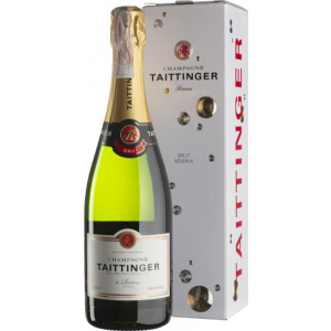 Шампанське Taittinger Brut Reserve біле брют 0.75 л 12.5% ​​у подарунковій упаковці (3016570001054)