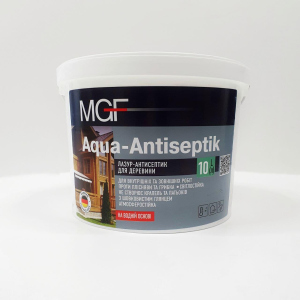 Лазур-антисептик для дерева MGF AQUA-ANTISEPTIK 10 л в Дніпрі