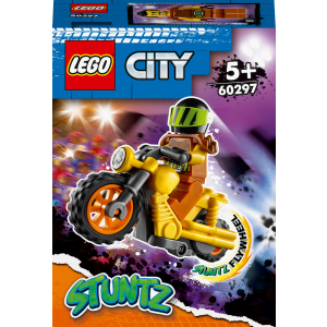 Конструктор LEGO City Stuntz Разрушительный трюковый мотоцикл 12 деталей (60297) ТОП в Днепре