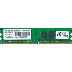 купити Модуль пам'яті DDR2 2GB 800 MHz Patriot (PSD22G80026). 48007