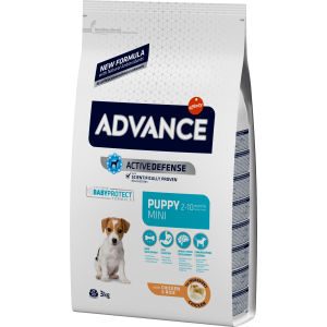 Сухий корм Advance Puppy Protect Mini для цуценят маленьких порід 3 кг (8410650150130) в Дніпрі