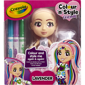 Набір для творчості Crayola Colour n Style Стильні дівчата Лаванда (918940.005) (8720077189409) краща модель в Дніпрі