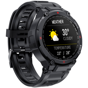 Смарт-годинник Gelius Pro G-WATCH GP-SW008 Bluetooth Call IPX7 Black (2099900873041) краща модель в Дніпрі