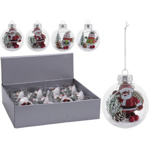 Набір ялинкових куль Christmas Decoration 8 см 12 шт (CAA724890) краща модель в Дніпрі