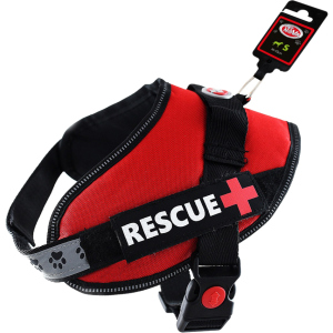 Шлей посилений Pet Nova Rescue+ S 45-55 см Червоний (HA-RESCUE-RE-S) (5903031442212) ТОП в Дніпрі