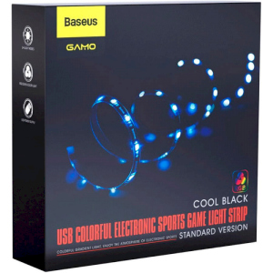 Светодиодная лента Baseus GAMO Cool Black USB 1.5м RGB (DGKU-01) Черный рейтинг