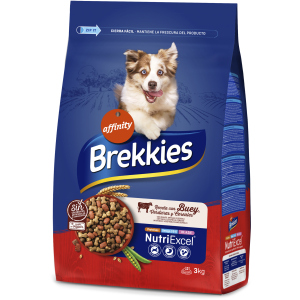 Сухой корм Brekkies Dog Beef для собак всех пород с говядиной 3 кг (8410650277523) лучшая модель в Днепре